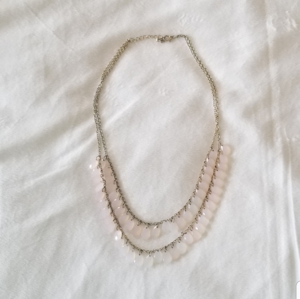 💙 Pink and gold chocker necklace